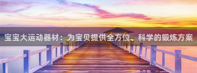 凯捷体育代理：宝宝大运动器材：为宝贝提供全方位、科学