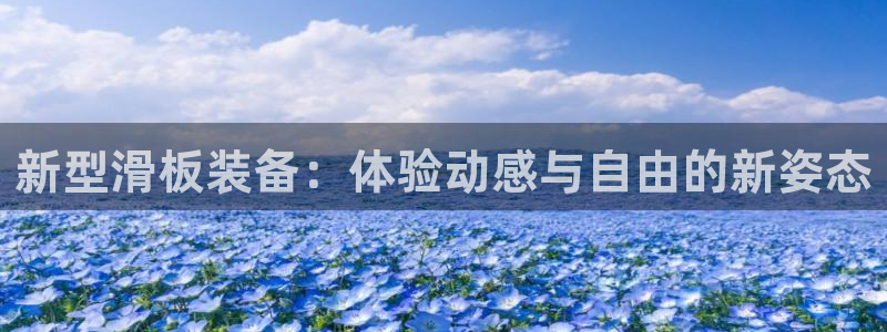 意昂集团官网：新型滑板装备：体验动感与自由的新姿态