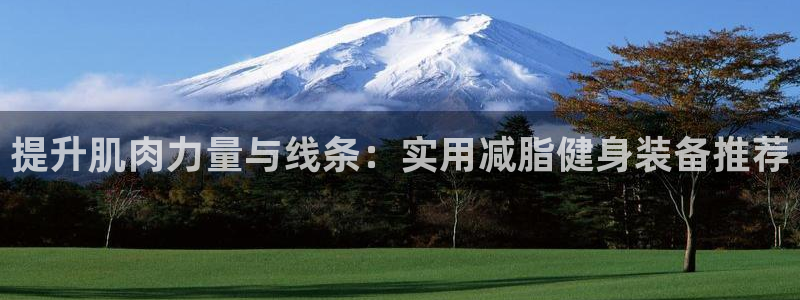 凯捷体育平台APP：提升肌肉力量与线条：实用减脂健身装备推荐